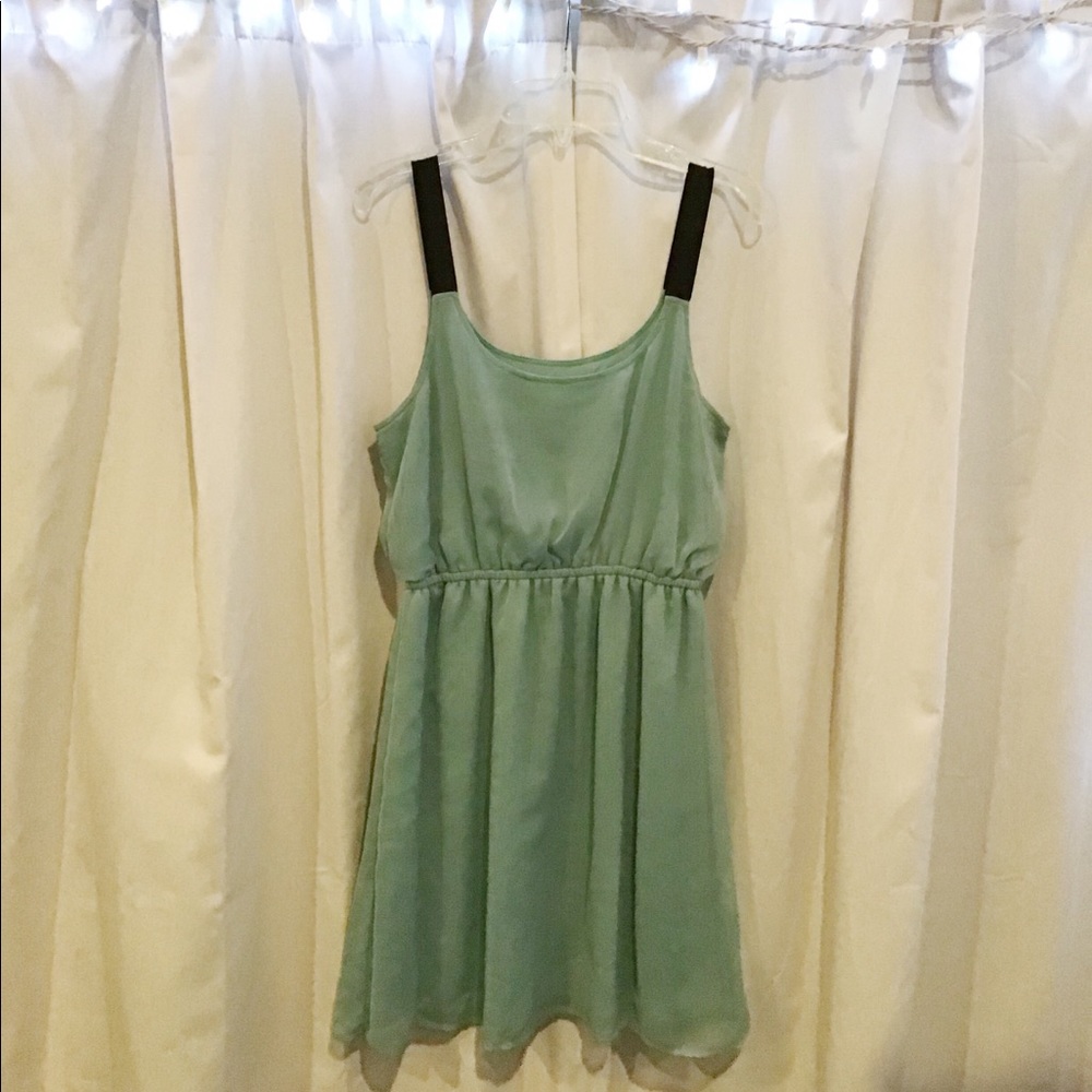 Casual blue dress